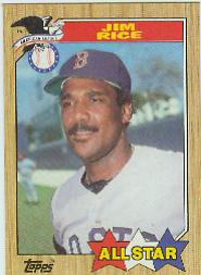 1987 Topps Baseball Cards      610     Jim Rice AS
